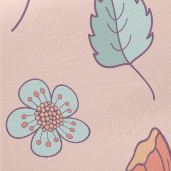 Pretty Chrysanthemum Flowers A Midweight Cotton Poplin