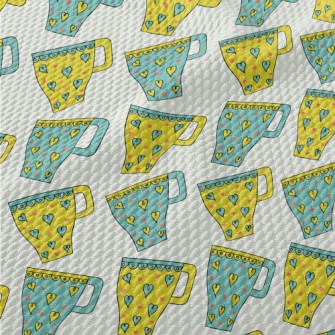 Two-color Love Cups Birdseye Piqué
