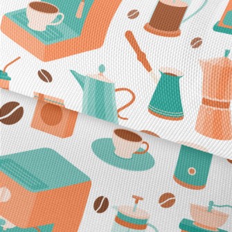 Fresh And Delicious Coffee Waterproof Oxford