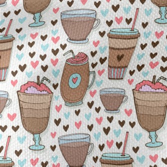 A Variety Of Coffee Drinks Waterproof Canvas