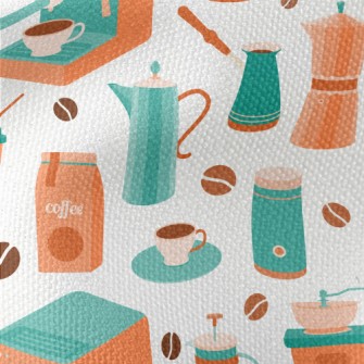 Fresh And Delicious Coffee Waterproof Canvas