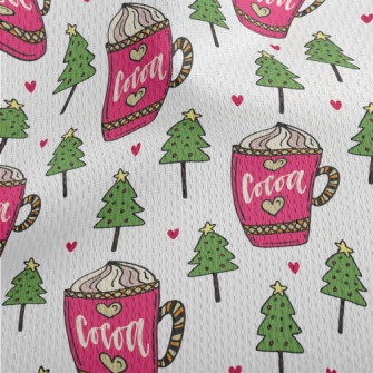 Christmas Special Hot Cocoa Athletic Mesh Flat Back