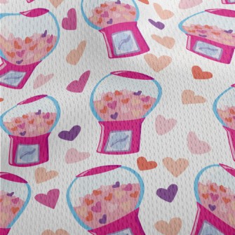 Love Gachapon Machine Athletic Mesh Flat Back