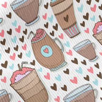 A Variety Of Coffee Drinks Standard Corduroy