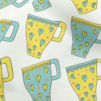 Two-color Love Cups Micro Fleece