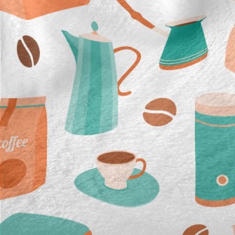 Fresh And Delicious Coffee Minky