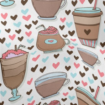 A Variety Of Coffee Drinks Lightweight Performance Linen