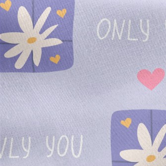 You Are The Only One Jersey Backed Fleece