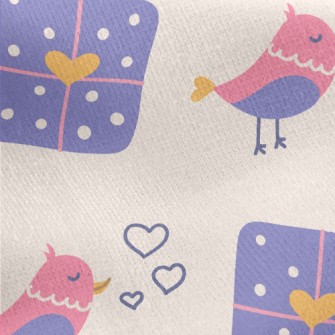 Love Bird Gift Jersey Backed Fleece