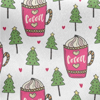 Christmas Special Hot Cocoa Jersey Backed Fleece