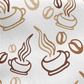 Hot Coffee Jersey Backed Fleece