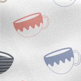 Simple Shape Mug Jersey Backed Fleece