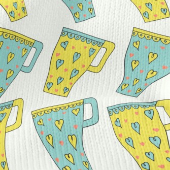 Two-color Love Cups Stretch Jersey