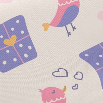 Love Bird Gift Midweight Cotton Poplin