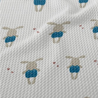 Shy Bunny Brother Birdseye Piqué