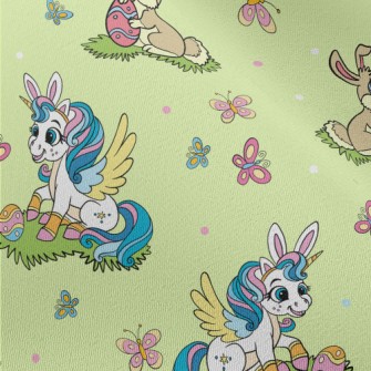 Rabbit And Unicorn Chiffon