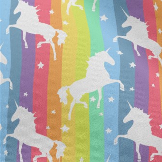 Rainbow Star Unicorn Chiffon