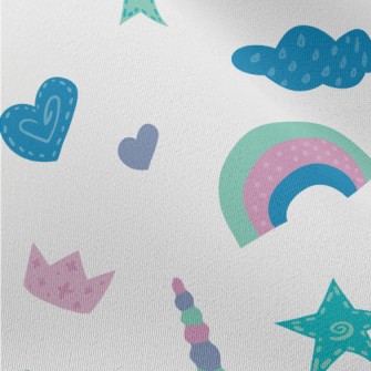 Crown Star Unicorn Chiffon