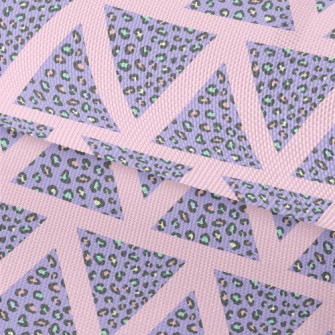 Triangle Colorful Leopard Prin Waterproof Oxford