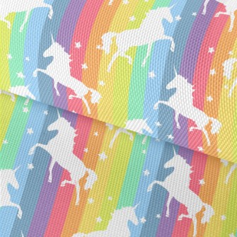 Rainbow Star Unicorn Waterproof Oxford