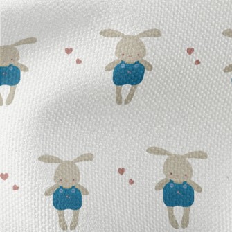 Shy Bunny Brother Waterproof Canvas