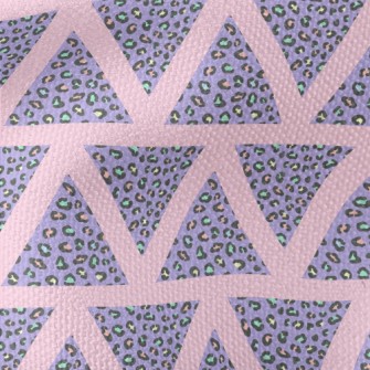 Triangle Colorful Leopard Prin Waterproof Canvas