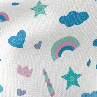 Crown Star Unicorn Waterproof Canvas