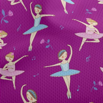 Focus On Ballet Girls Athletic Mesh Flat Back