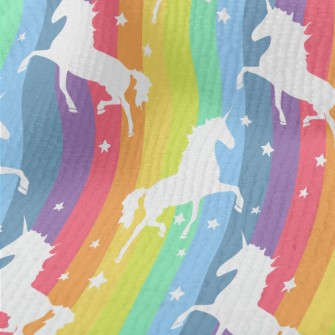 Rainbow Star Unicorn Terry