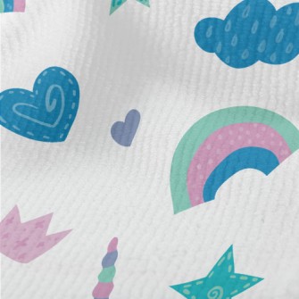 Crown Star Unicorn Terry