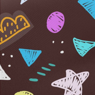 Chalk Doodle Clouds Twill