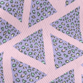 Triangle Colorful Leopard Prin Standard Corduroy