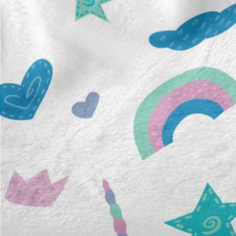 Crown Star Unicorn Minky