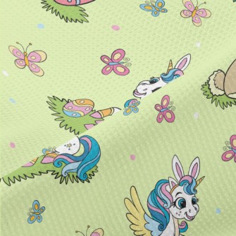 Rabbit And Unicorn Piqué