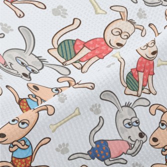 Dogs Whispering Piqué