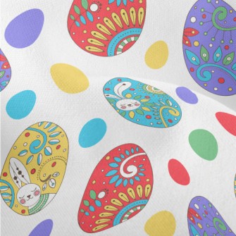 Exquisite Easter Eggs Lightweight Performance Linen