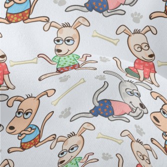 Dogs Whispering Lightweight Performance Linen