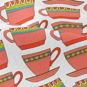 Ethnic Style Teacup Set Modern Jersey