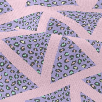 Triangle Colorful Leopard Prin Modern Jersey