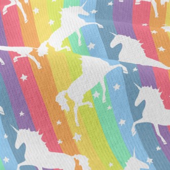 Rainbow Star Unicorn Modern Jersey