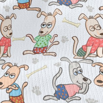 Dogs Whispering Stretch Jersey