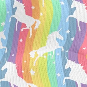 Rainbow Star Unicorn Stretch Jersey