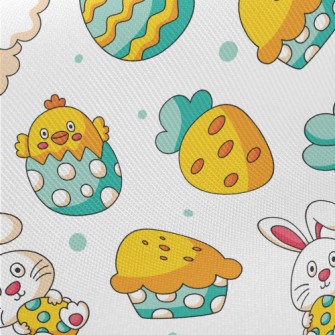 Happy Easter Midweight Cotton Poplin