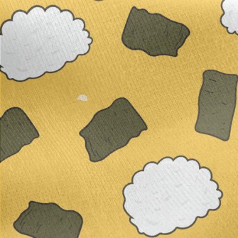 Cute Japanese Food Jersey Backed Fleece