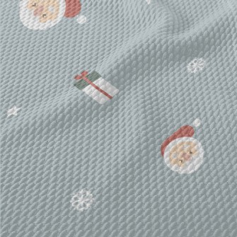 Small Round Santa Claus And El Birdseye Piqué
