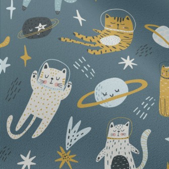 Cat Floating In Space Chiffon