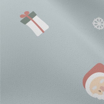 Small Round Santa Claus And El Chiffon