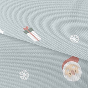 Small Round Santa Claus And El Waterproof Oxford