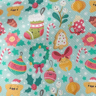 Happy Christmas Items Waterproof Canvas