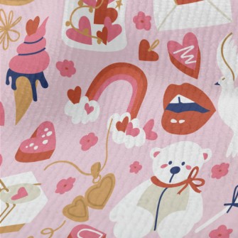 Pink And Happy Love And Desser Terry